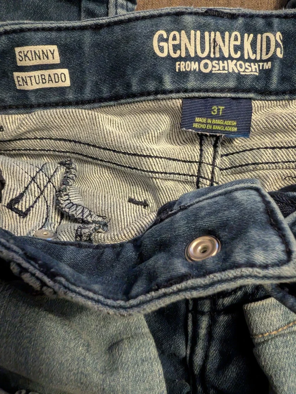 OshKosh B'gosh Two-Pack Toddler Girl Jeans in Light Blue & Dark Blue
